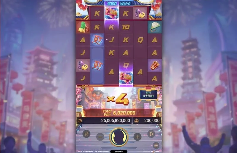 Prosperity Horse - Coefficiente e pagamento finale in Cyber-Luxe Free Spins